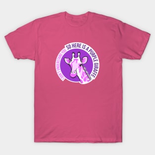 Purple Giraffe T-Shirt